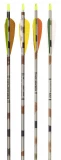 Camo Hunter Parabolic Aluminum Arrows, dozen