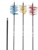 Gold Tip Twister Flu-Flu Carbon Arrow, each